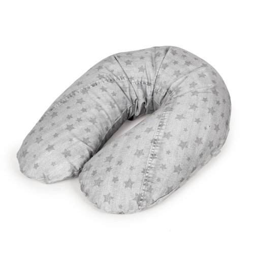 Multi PHYSIO Pillow Denim Style Stars grey Ceba Baby