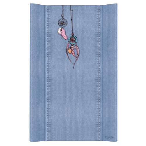 Hard changing mat long 50x80 Denim Style Dream Catcher blue Ceba Baby