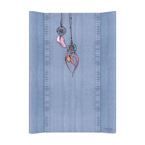 Soft profiled changing mat short Denim Style Dream Catcher blue 50x70 Ceba Baby