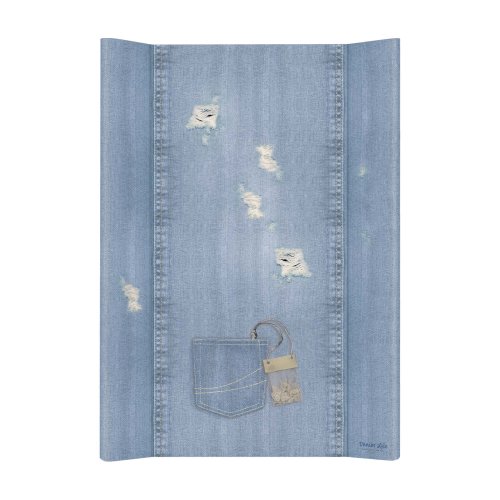 Soft profiled changing mat short Denim Style Shabby blue 50x70 Ceba Baby