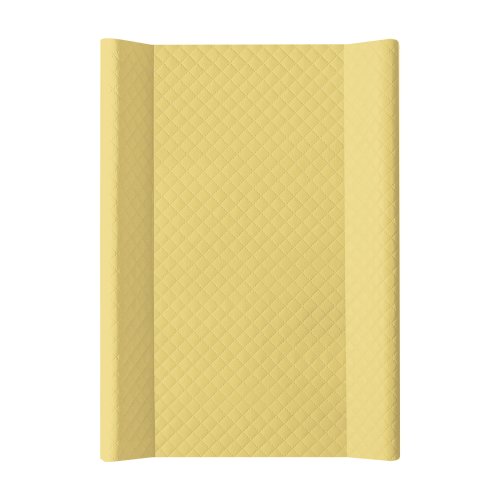 Soft profiled changing mat short 50x70 CARO Mustard