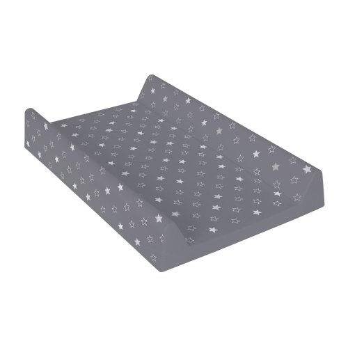 Hard changing mat short (50x70) Comfort Stars dark grey