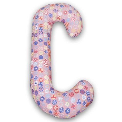 Maternity PHYSIO Pillow Duo Circles pink jersey