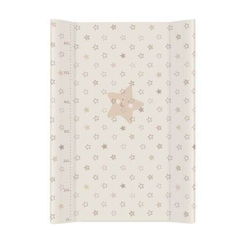 Profiled changing mat short (70) Stars beige