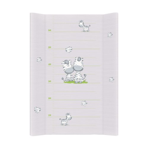 Profiled changing mat short (70) Zebra grey