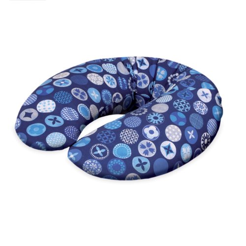 Maternity PHYSIO Pillow Mini Circles blue jersey