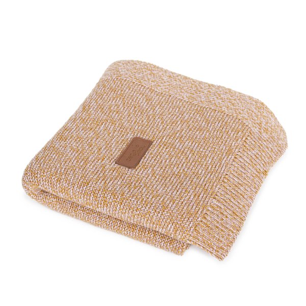 Knitted blanket (90x90) Garter Stitch red
