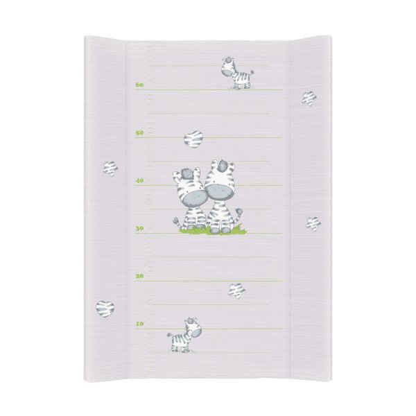 Profiled changing mat short (70) Zebra grey