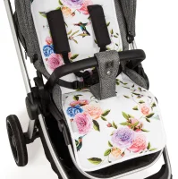 Double-sided stroller liner (33x85) Flora & Fauna Flores