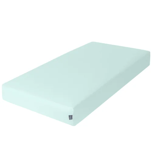Jersey fitted sheet with elasticated edge (120x60) Turquoise