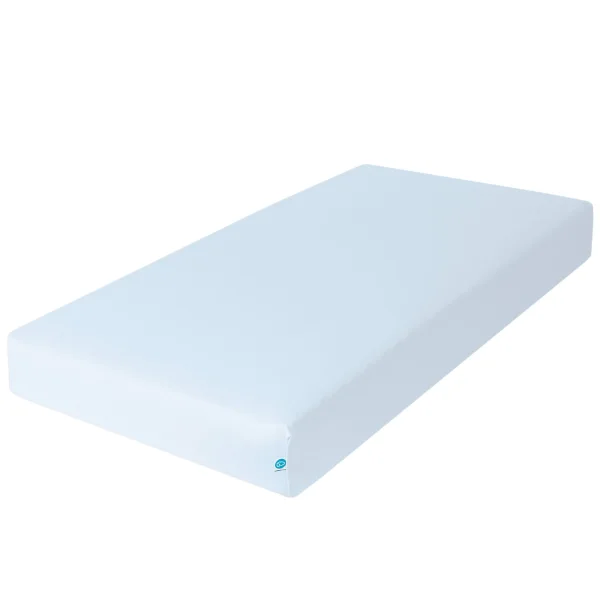 Jersey fitted sheet with elasticated edge (120x60) Blue