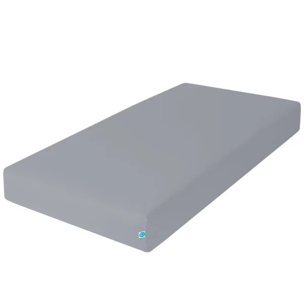 Jersey fitted sheet with elasticated edge (120x60) Dark grey