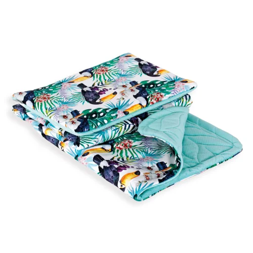 Baby blanket (75x100) with a pillow (30x40) Tucán