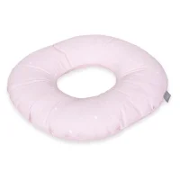 Postpartum donut cushion White dots on pink