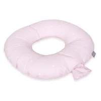 Postpartum donut cushion White dots on pink