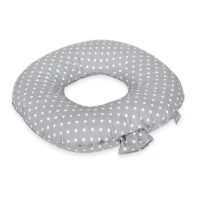Postpartum donut cushion White dots on grey