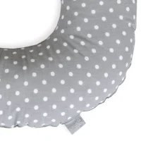 Postpartum donut cushion White dots on grey
