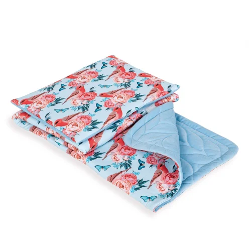 Baby blanket (75x100) + pillow (30x40) Aves
