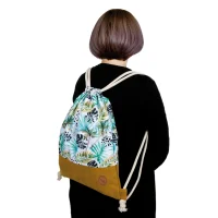 Drawstring backpack/bag Flora&Fauna Palmas