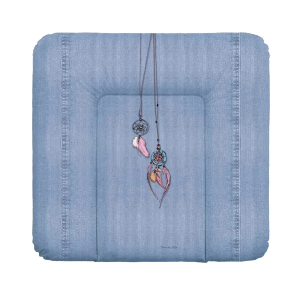 Soft changing mat medium 75x72 Denim Style Dream Catcher blue Ceba Baby