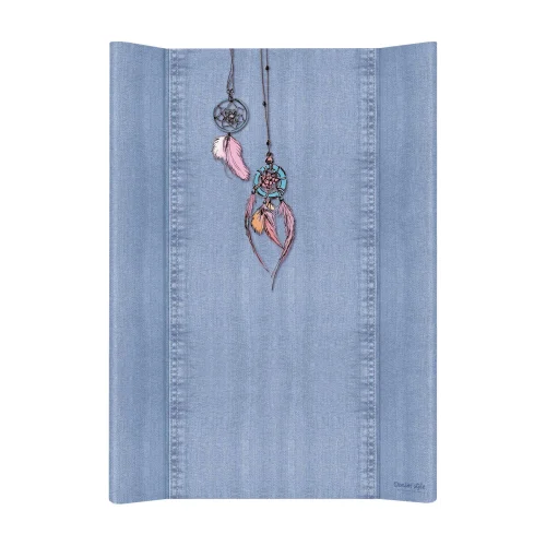 Soft profiled changing mat short Denim Style Dream Catcher blue 50x70 Ceba Baby