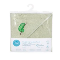 Hooded towel Tencel Line Chameleon 100x100 Ceba Baby