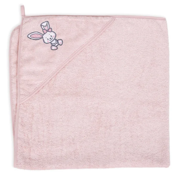 Hooded towel Tencel Line Bunny 100x100 Ceba Baby