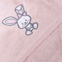 Hooded towel Tencel Line Bunny 100x100 Ceba Baby