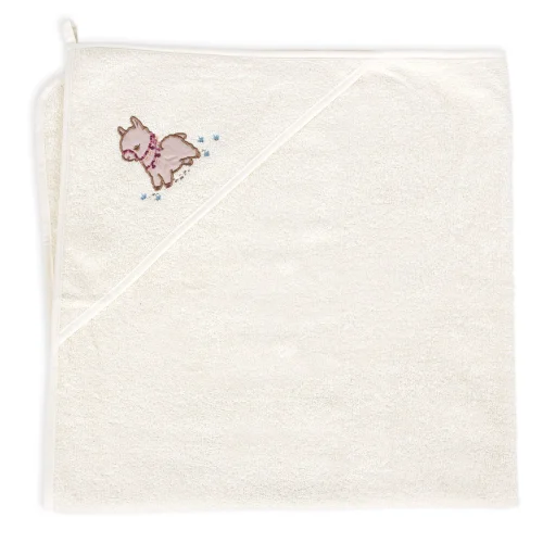 Hooded towel Lama 100x100 Ceba Baby