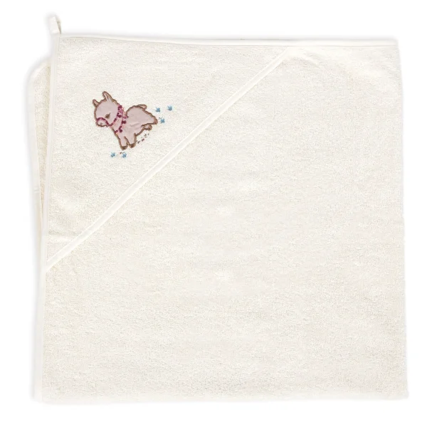 Hooded towel Lama 100x100 Ceba Baby