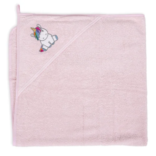 Hooded towel Unicorn 100x100 Ceba Baby