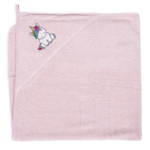 Hooded towel Unicorn 100x100 Ceba Baby