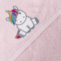 Hooded towel Unicorn 100x100 Ceba Baby
