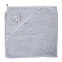 Hooded towel Star 100x100 Ceba Baby