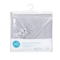 Hooded towel Star 100x100 Ceba Baby