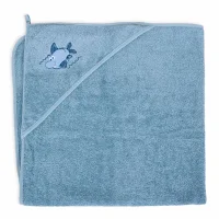 Hooded towel Shark 100x100 Ceba Baby