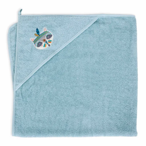 Hooded towel Zorro 100x100 Ceba Baby
