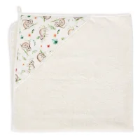 Hooded towel Printed Line Lazy 100x100 Ceba Baby