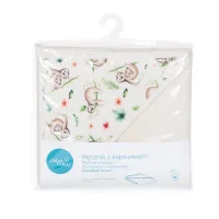 Hooded towel Printed Line Lazy 100x100 Ceba Baby