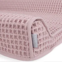 Pokrowiec na przewijak Comfort Waffle Line Silver Pink 50x70 Ceba Baby