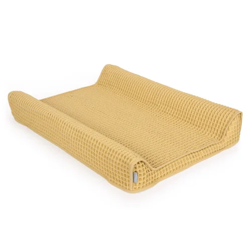 Changing mat cover Waffle Line Cream Gold 50x70 Ceba Baby