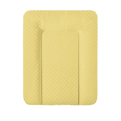 Soft changing mat small 50x70 CARO Mustard
