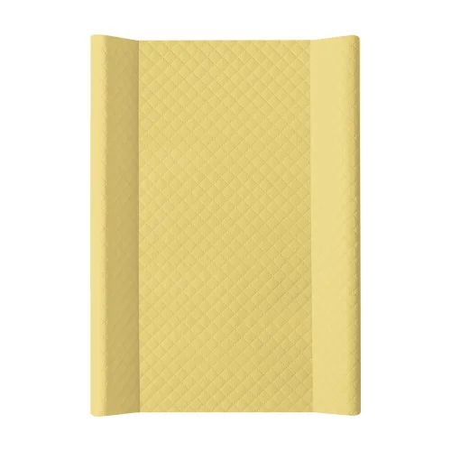 Soft profiled changing mat short 50x70 CARO Mustard