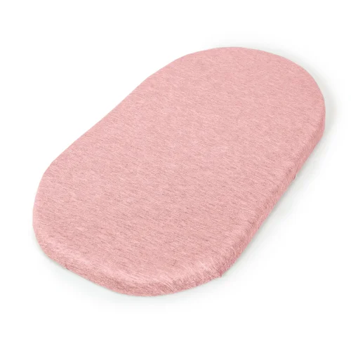 Prześcieradło do gondoli (73-80 x 30-37) 2 szt Light grey + Pink