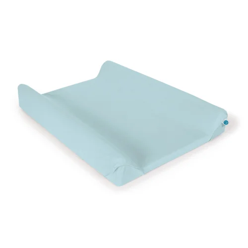 Pokrowiec na przewijak Comfort Light grey melange + turquoise (50x70-80)  2 szt w zestawie