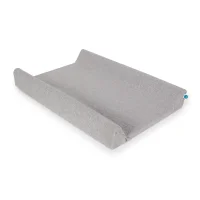Pokrowiec na przewijak Comfort Light grey melange + turquoise (50x70-80)  2 szt w zestawie