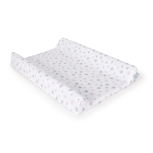 Pokrowiec na przewijak (50x70-80) 2 szt. Candy pink + Pink Stars