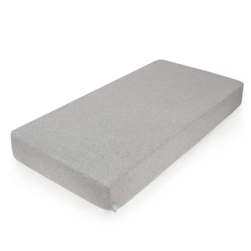 Prześcieradło Jersey z gumką (120x60) Light grey melanż