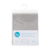 Jersey Fitted Sheet (120x60) Melange Light grey