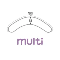 Maternity PHYSIO Pillow Multi Gekon Velour